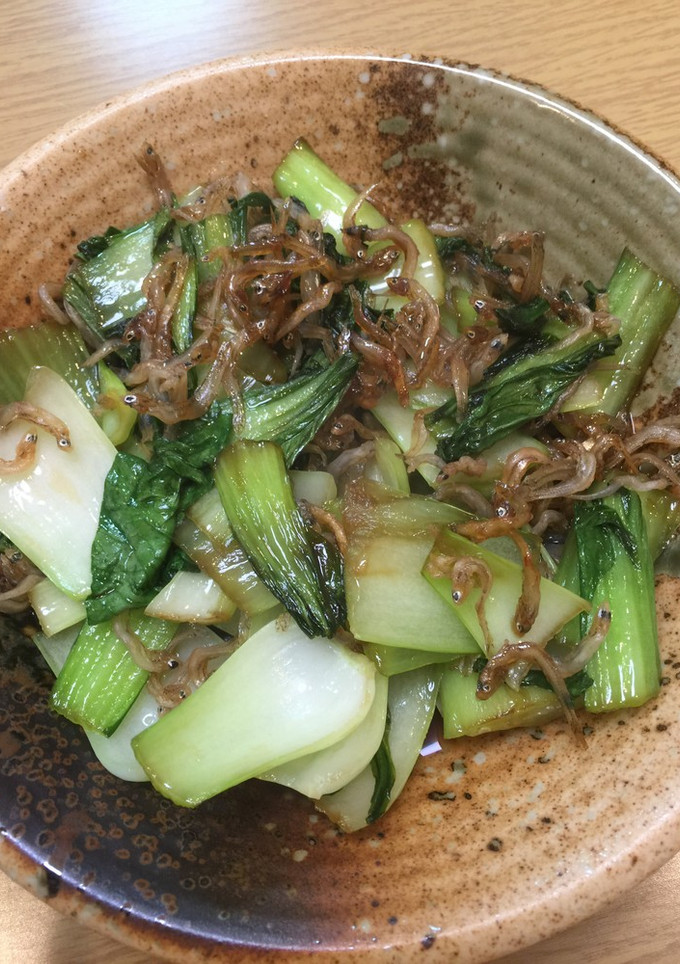じゃこと青梗菜の和風炒め物-レシピのメイン写真