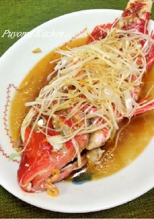 【釣食】オジサンの清蒸魚-レシピのメイン写真
