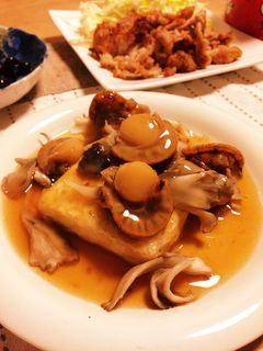 簡単*ホタテと舞茸のあんかけ豆腐-レシピのメイン写真