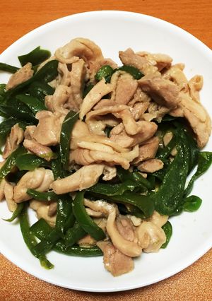 鶏肉とピーマンのマヨポン炒め-レシピのメイン写真