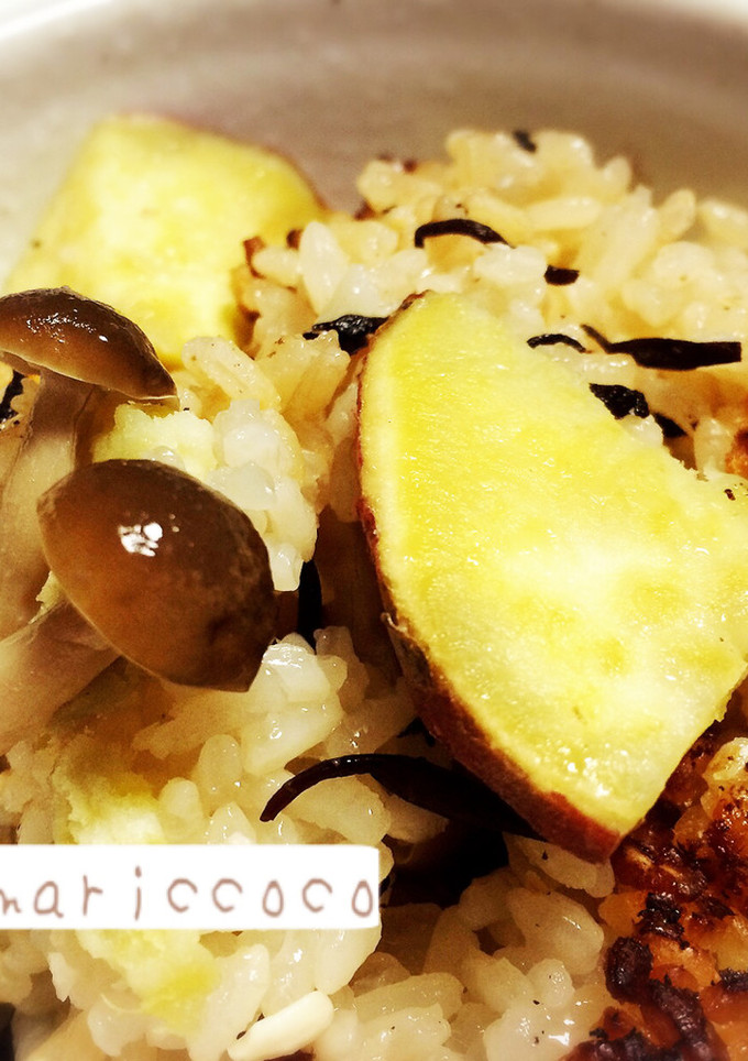 酒粕*塩麹 さつまいもの炊き込みご飯-レシピのメイン写真
