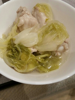 (シャトルシェフ)鳥手羽と白菜の煮物-レシピのメイン写真