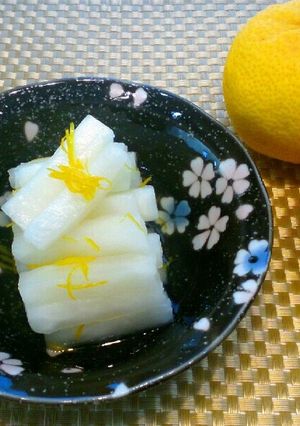 香りを楽しむ！柚子大根～お正月料理にも～-レシピのメイン写真
