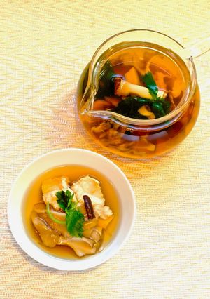 節約レシピ✨手軽な材料で簡単♪土瓶蒸し風お吸い物-レシピのメイン写真