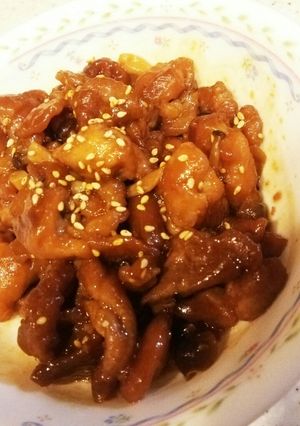 白ごま薫る！豚肉の甘ポン酢和え☺-レシピのメイン写真