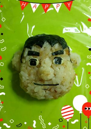 キャラ弁 キレイなジャイアン ドラえもん-レシピのメイン写真