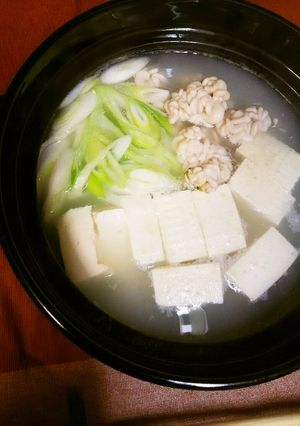 簡単！鱈の白子DEとろっとろ湯豆腐♪-レシピのメイン写真