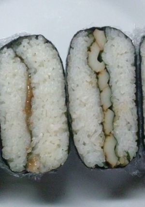 おにぎらず（竹輪と大葉）-レシピのメイン写真