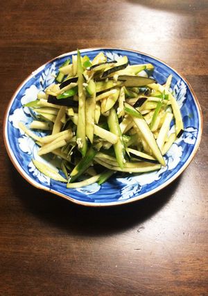 火を使わない！ナスとキュウリのサラダ-レシピのメイン写真
