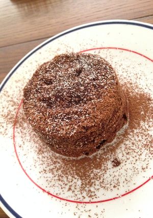 一人分の簡単フォンダンショコラ-レシピのメイン写真