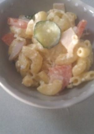 お味噌汁リメイクマカロニサラダ-レシピのメイン写真
