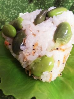 あみえびと枝豆のおにぎり-レシピのメイン写真