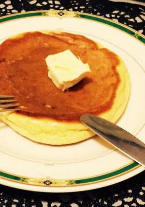 糖質制限◆大豆粉の分厚いパンケーキ-レシピのメイン写真