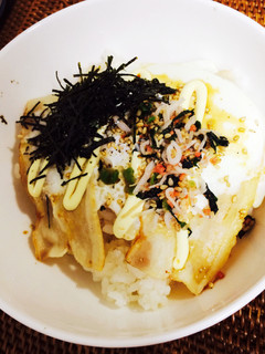 簡単朝食!目玉焼き丼 ♪-レシピのメイン写真
