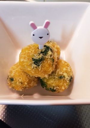 余ったかぼちゃの煮物をコロッケに！-レシピのメイン写真
