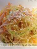 そうめん瓜の中華風サラダ