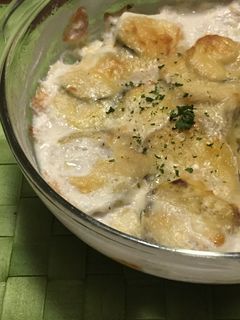 さつまいもとズッキーニのミルク煮-レシピのメイン写真