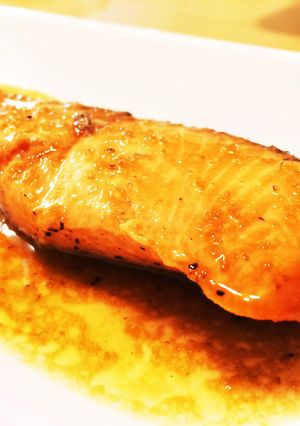 サーモンのフライパン照り焼き柚子胡椒風味-レシピのメイン写真