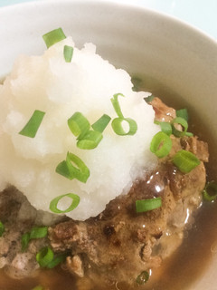 蒟蒻入り和風おろしハンバーグ-レシピのメイン写真