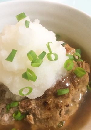 蒟蒻入り和風おろしハンバーグ-レシピのメイン写真