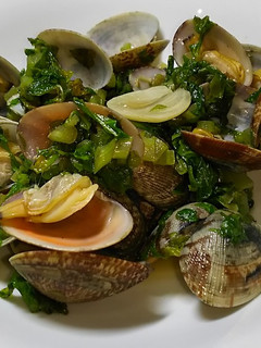 大根の葉で美味しいアサリの酒蒸し-レシピのメイン写真