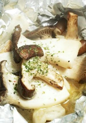 簡単!エリンギホイル焼き-レシピのメイン写真