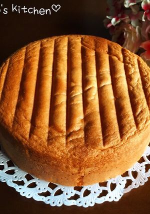 ふわふわ基本のスポンジケーキ♡18cm-レシピのメイン写真