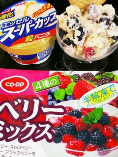 簡単手作りアイス-レシピのメイン写真
