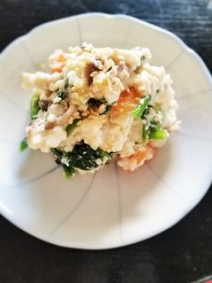 ホウレン草 塩麹白和え-レシピのメイン写真
