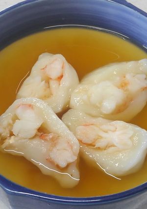 アシアカ入り餅の椀もの-レシピのメイン写真