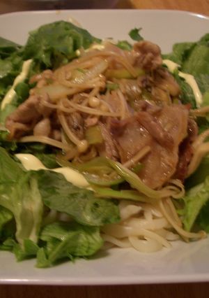 焼肉サラダスパゲティ-レシピのメイン写真