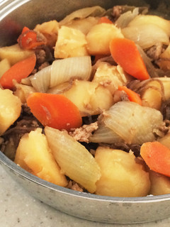 玉葱が多め*豚挽肉の肉じゃが♬-レシピのメイン写真