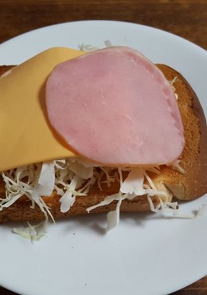 マーガリンいらず！朝のオープンサンド-レシピのメイン写真