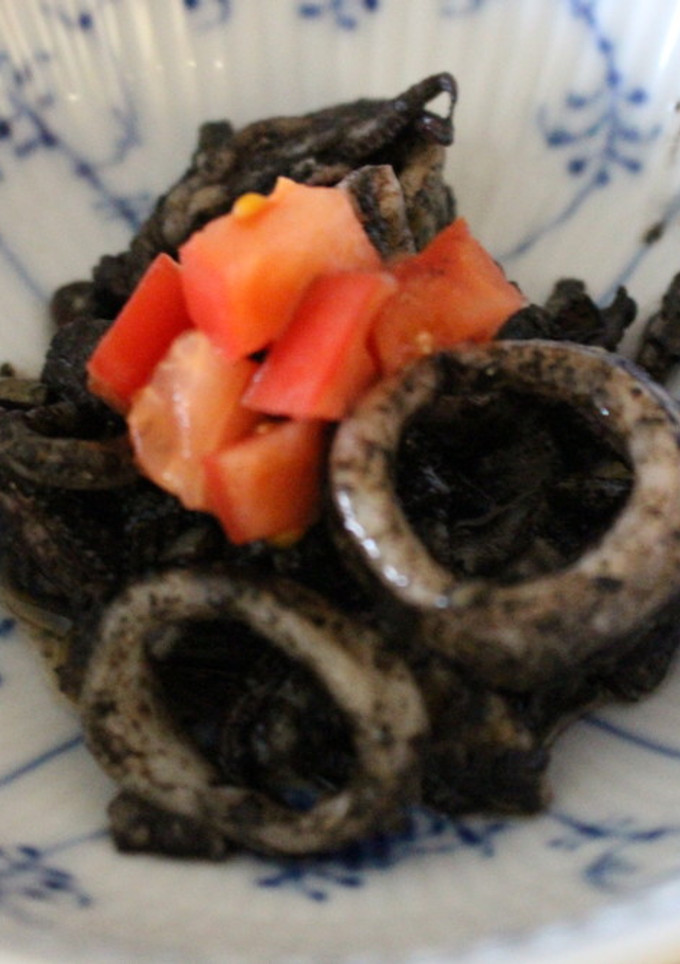 簡単で本格的イカの墨煮-レシピのメイン写真