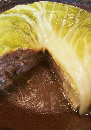 レンジでチン！白菜と豚バラの重ね蒸し-レシピのメイン写真
