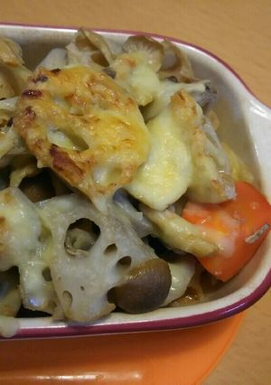 ほくほく⭐根菜の和風グラタン-レシピのメイン写真