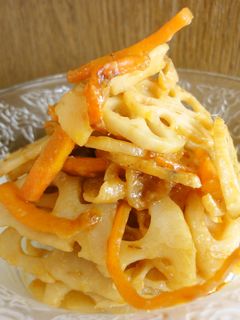 レンコンのキンピラ★山椒味噌ラー油味-レシピのメイン写真