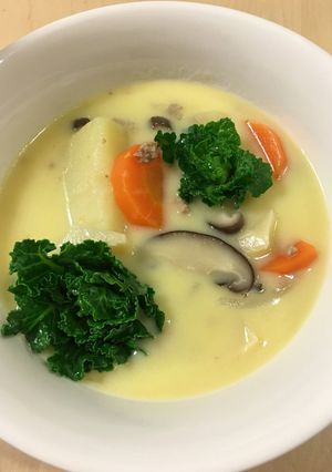 筍と豚挽肉のクリームシチュー-レシピのメイン写真