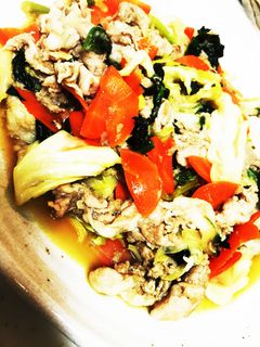 りんごで野菜炒め!?-レシピのメイン写真