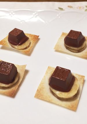 春巻の皮で簡単 焼きチョコバナナパイ-レシピのメイン写真