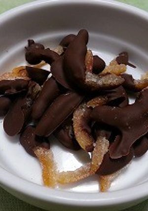 材料2つ！簡単柚子ピールチョコレート-レシピのメイン写真