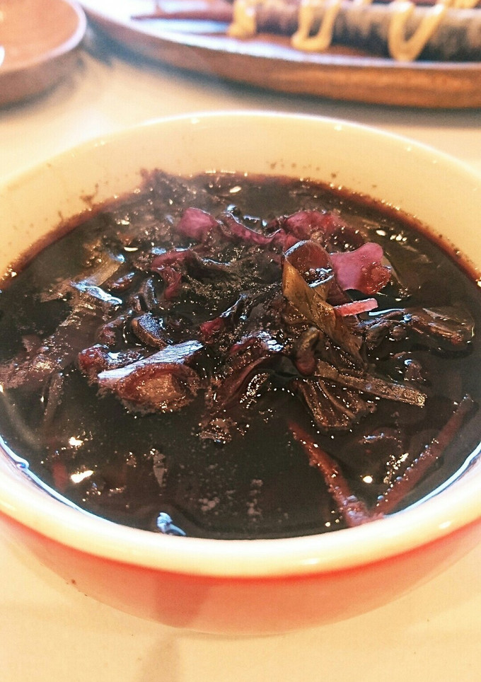 薬膳 黒米の真っ黒スープ-レシピのメイン写真