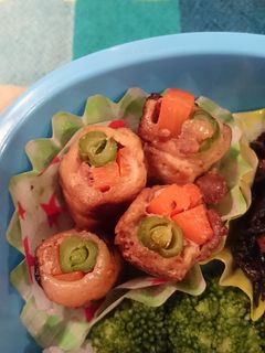 いんげんと人参の肉巻き*お弁当-レシピのメイン写真