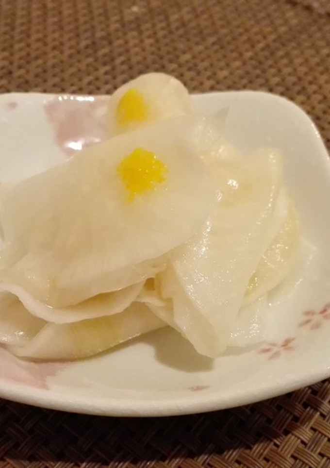 柚子と甘酢の大根漬-レシピのメイン写真