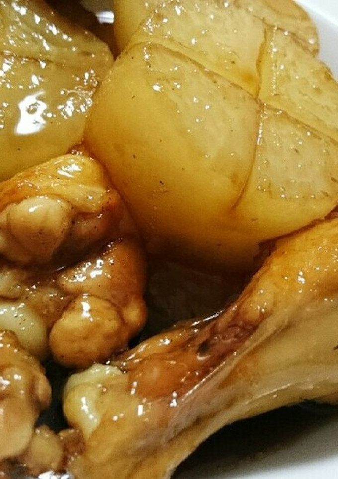 骨付き鶏肉と大根の煮物-レシピのメイン写真