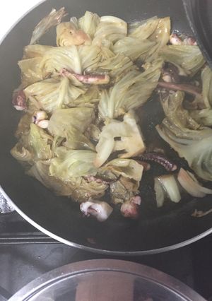 劇うまイカのハラワタキャベツ炒め-レシピのメイン写真