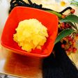 【焼き芋】と林檎で【林檎きんとん】