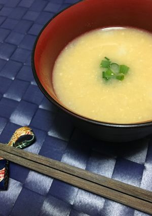 ダシからちゃんと、とろろの味噌汁-レシピのメイン写真