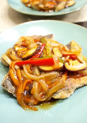 サバの竜田揚げで♪甘酢あんかけ-レシピのメイン写真