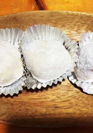 レンチンイチゴ大福-レシピのメイン写真